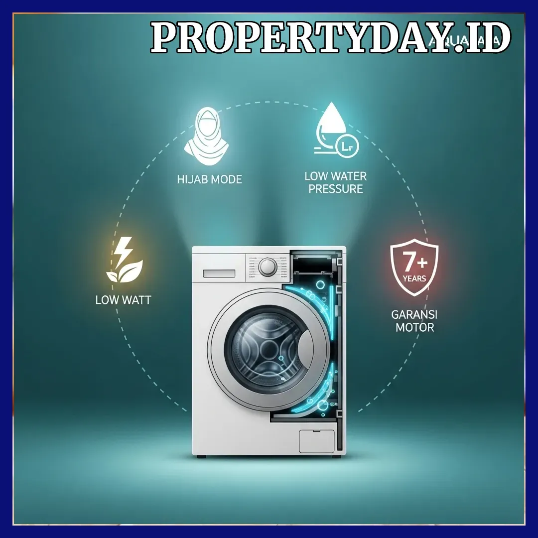 Review Lengkap Mesin Cuci Aqua Japan Hijab Series (2025): Solusi Cerdas untuk Hijab dan Pakaian Halus Anda