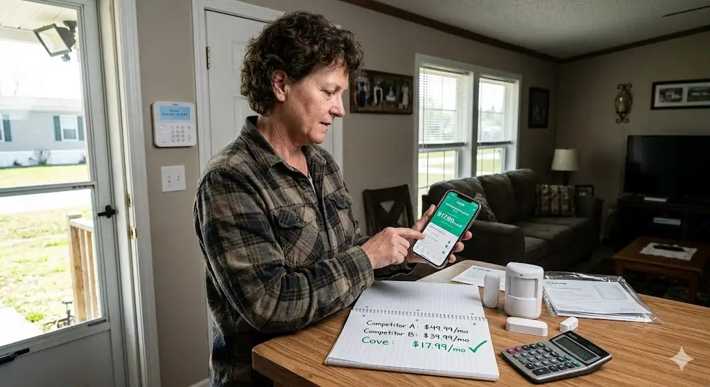 Cove Security — Best Budget-Friendly Cellular Option