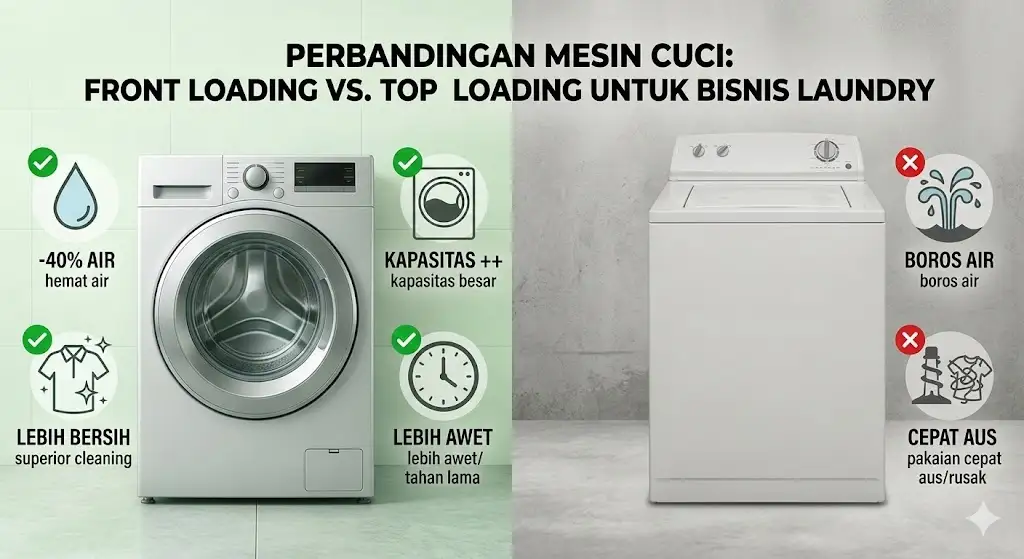 Kenapa Front Loading, Bukan Top Loading?