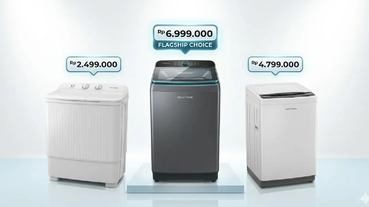 Rekomendasi Mesin Cuci Terbaik dari Polytron