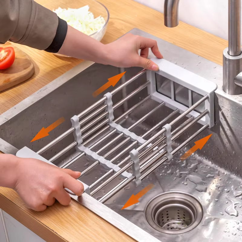 What is a Collapsible Dish Drying Rack Over Sink?