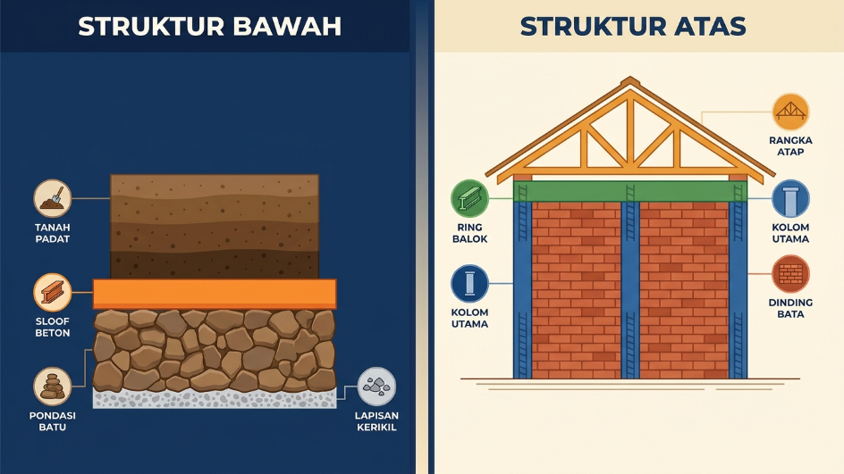 Struktur Bawah vs Struktur Atas