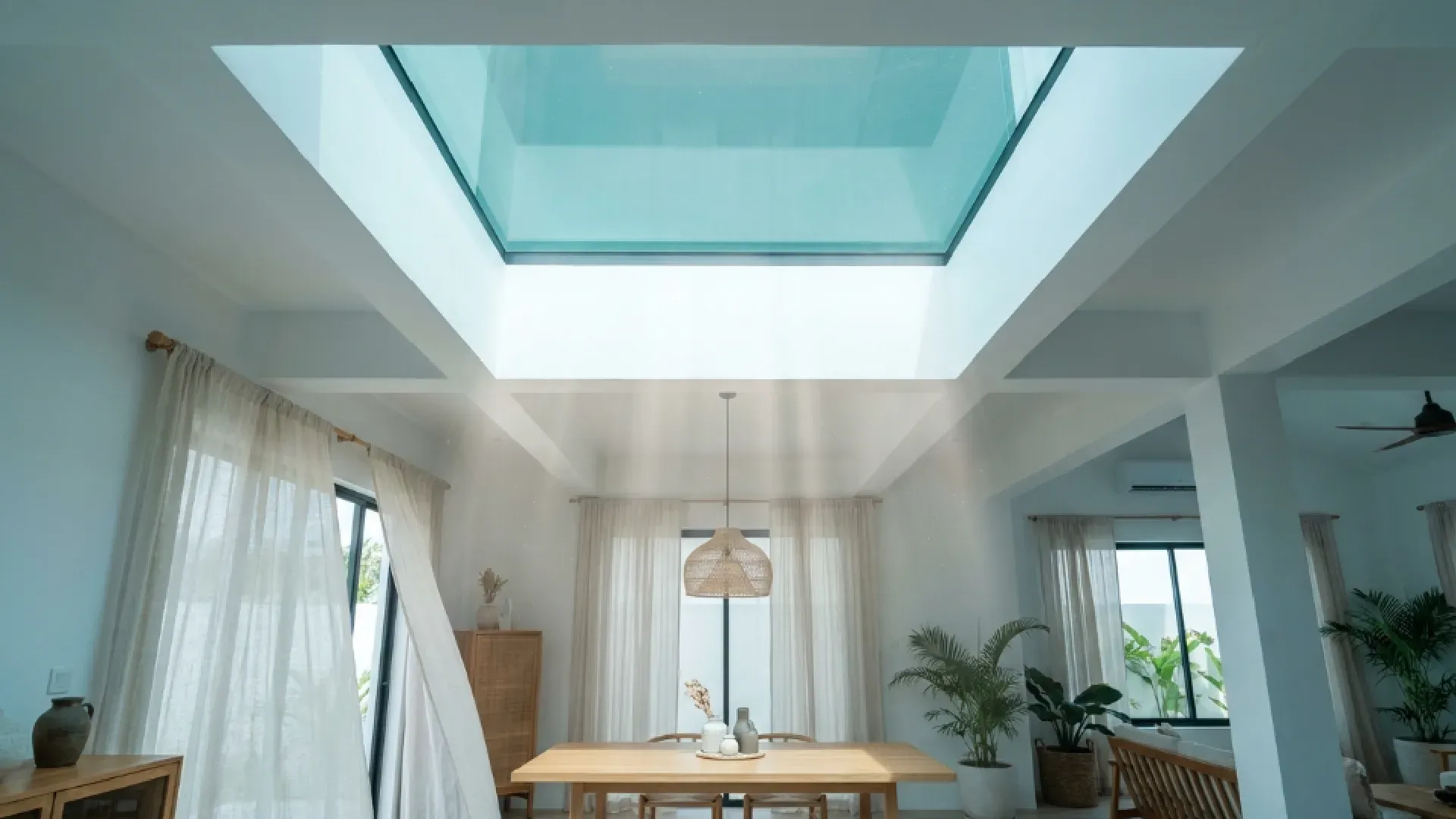 Atap Kaca atau Skylight dengan Lapisan Low-E