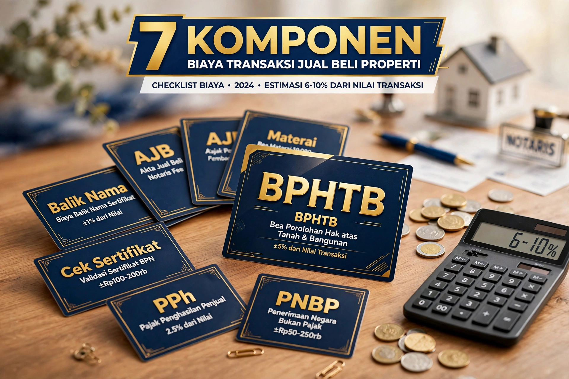 Komponen Utama dalam Biaya Notaris Beli Rumah Second