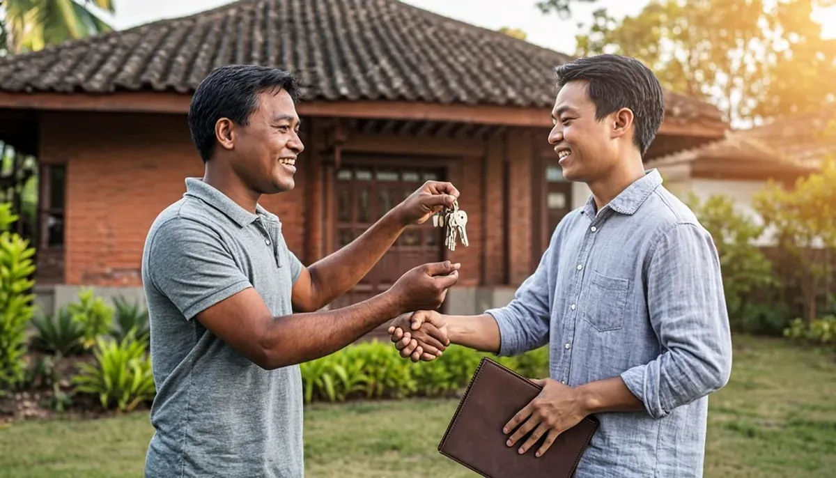 Proses serah terima kunci rumah dalam transaksi over kredit
