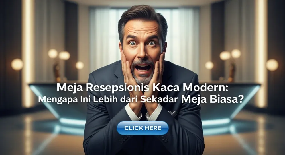 Meja Resepsionis Kaca Modern: Mengapa Kesan Pertama Kamu Tak Akan Pernah Sama Lagi?