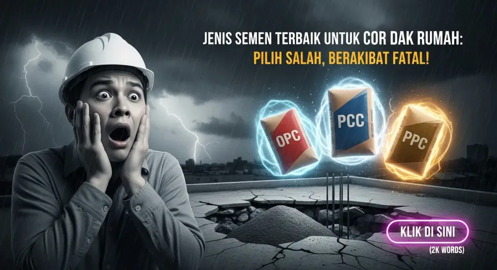 Jenis Semen Terbaik untuk Cor Dak Rumah: Rahasia Membangun Struktur Kuat & Anti Rembes!
