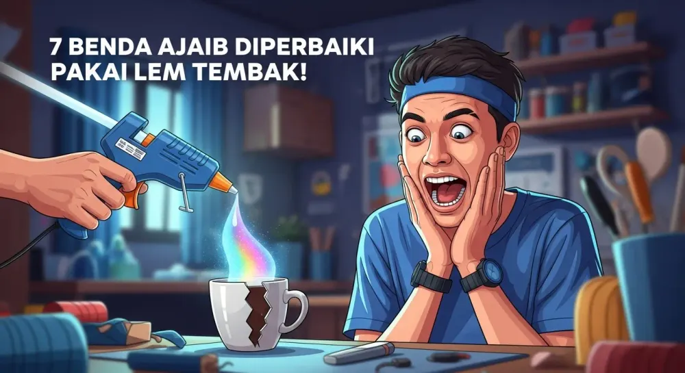 Benda di Rumah yang Bisa Diperbaiki Pakai Lem Tembak
