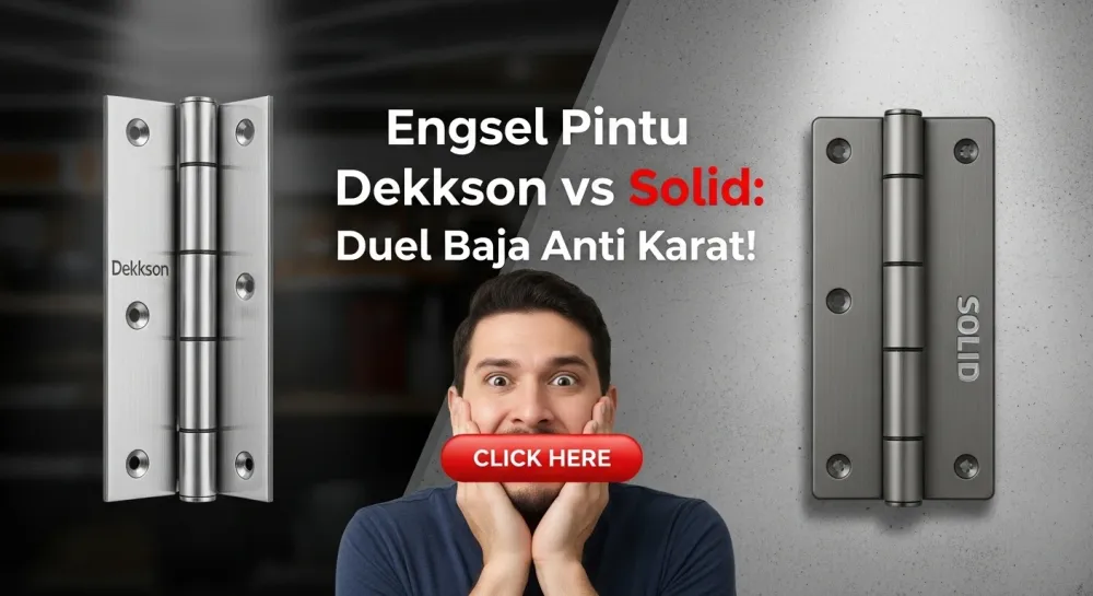 Engsel Pintu Dekkson vs Solid: Duel Baja Anti Karat!