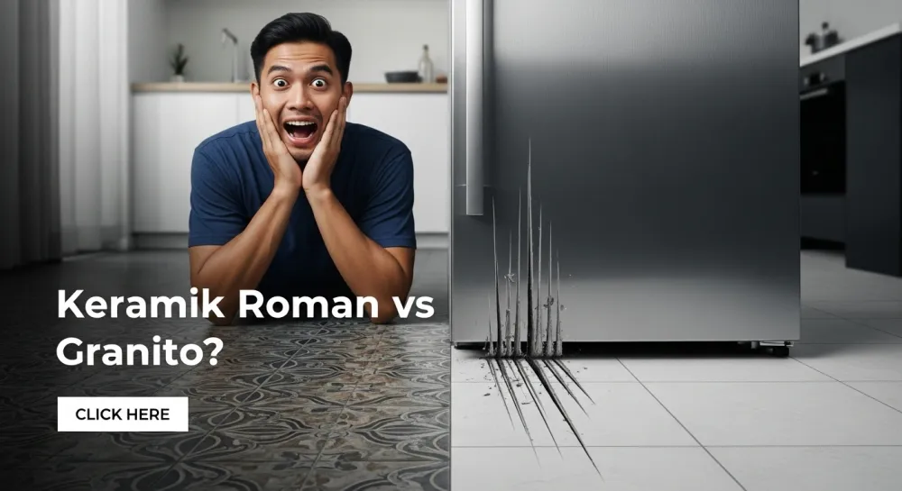 Keramik Roman vs Granito: Siapa Jagoan Tahan Baret Kulkas?