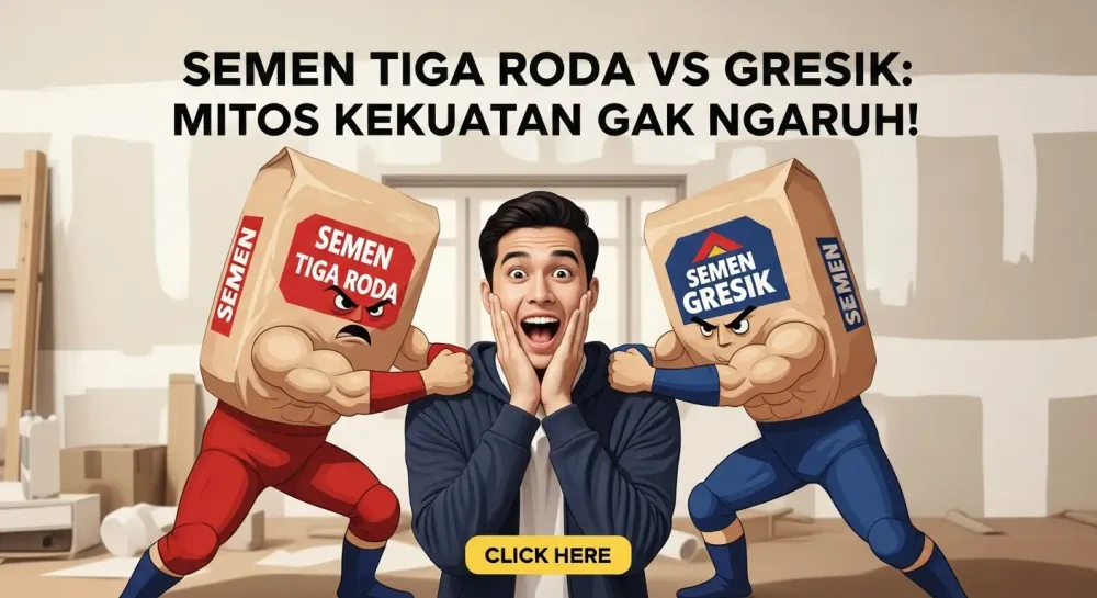 Semen Tiga Roda vs Gresik: Mitos Kekuatan Gak Ngaruh!