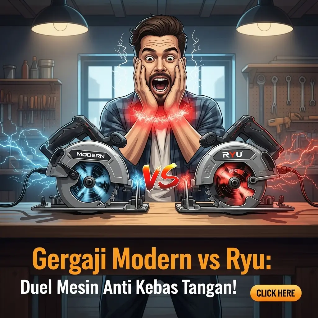 Gergaji Modern vs Ryu: Duel Mesin Anti Kebas Tangan!
