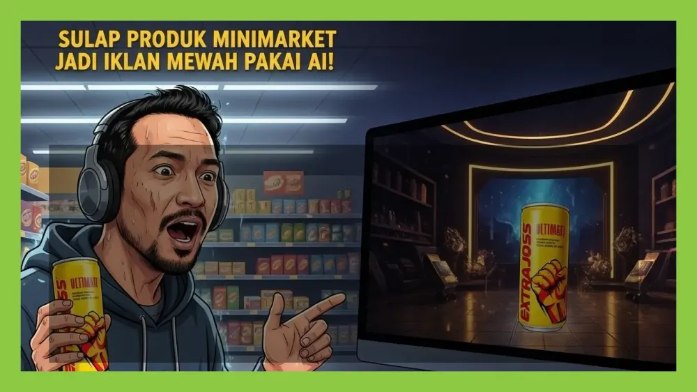 Sulap Produk Minimarket Jadi Iklan Mewah Pakai AI!