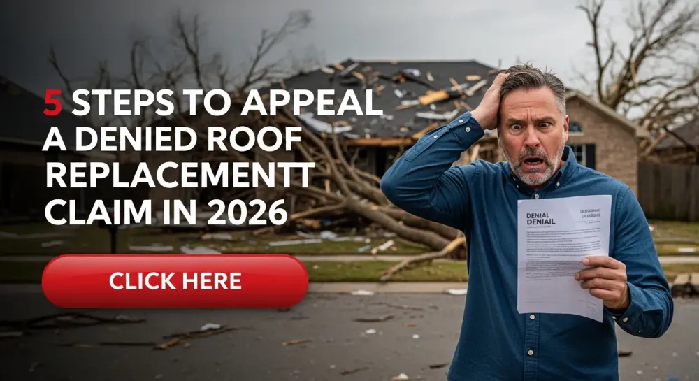 5 Steps to Appeal a Denied Roof Replacement Claim in 2026