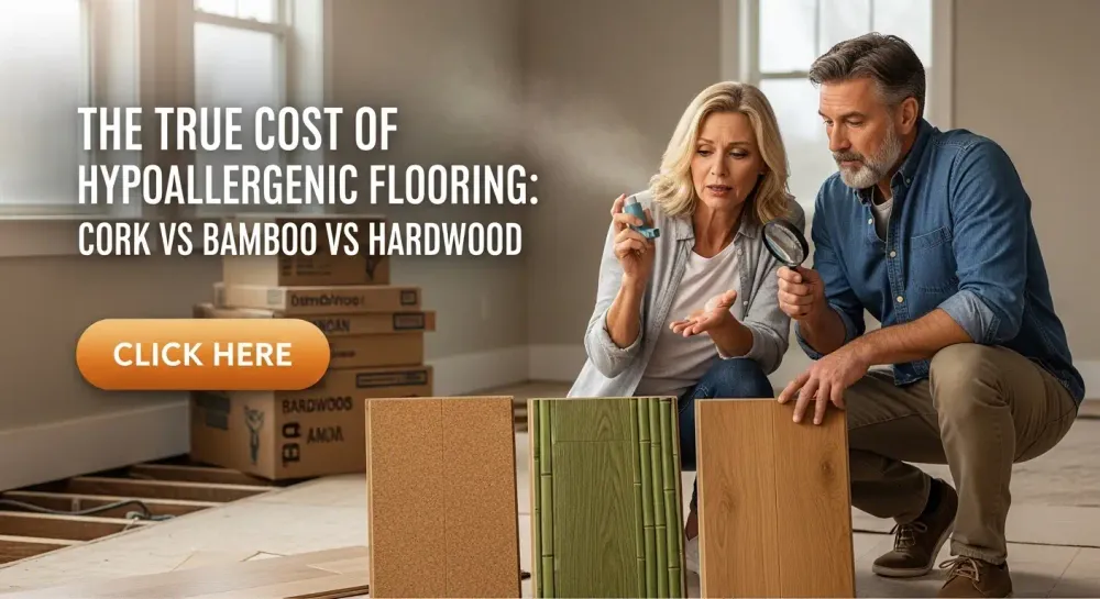 The True Cost of Hypoallergenic Flooring: Cork vs Bamboo vs Hardwood