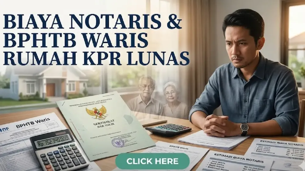 Biaya Notaris & BPHTB Waris Rumah KPR Lunas