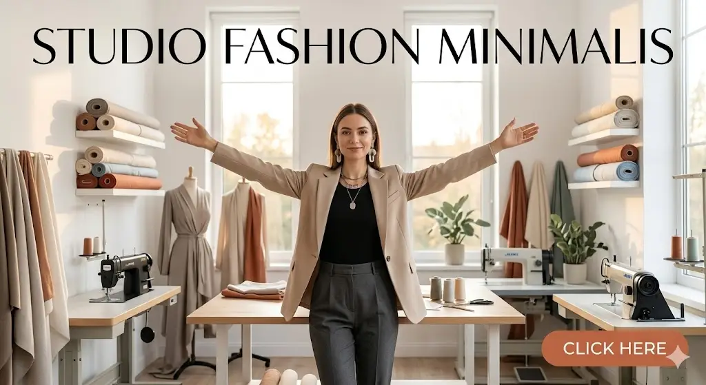 Studio Fashion Minimalis di Rumah: Desain & Proteksi Aset