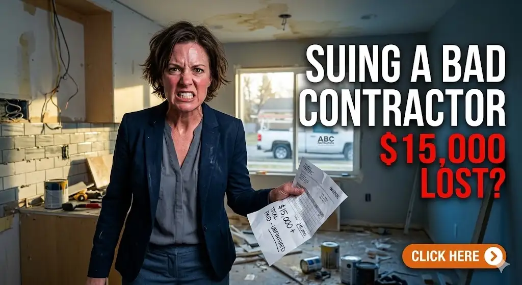 Suing a Contractor for Bad Work: Small Claims vs Court