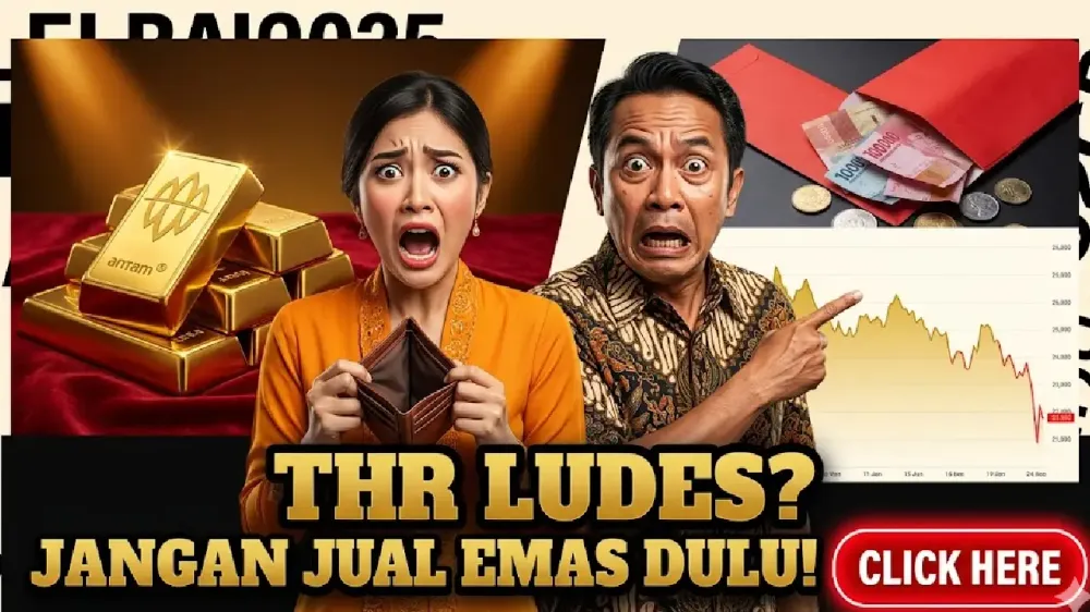 THR Ludes Pasca Lebaran? Jangan Panik Jual Emas Dulu!