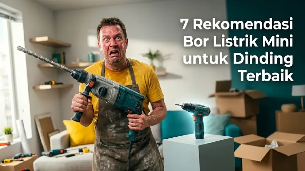 7 Rekomendasi Bor Listrik Mini untuk Dinding Terbaik (Praktis & Murah!)