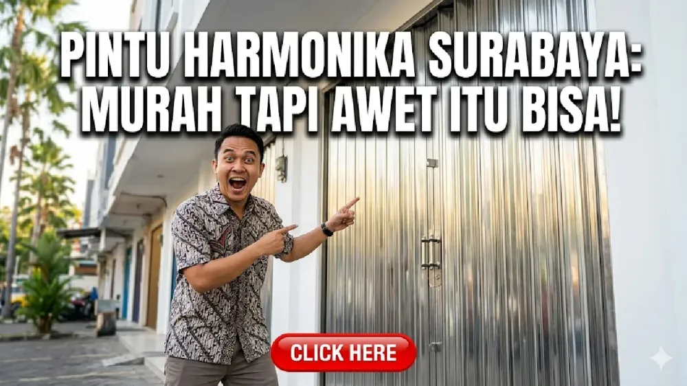 Pintu Harmonika Surabaya: Murah Tapi Awet Itu Bisa!
