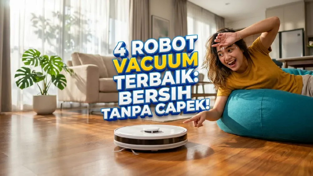 4 Robot Vacuum Cleaner Pel Lantai Pintar: Rumah Bersih Tanpa Capek