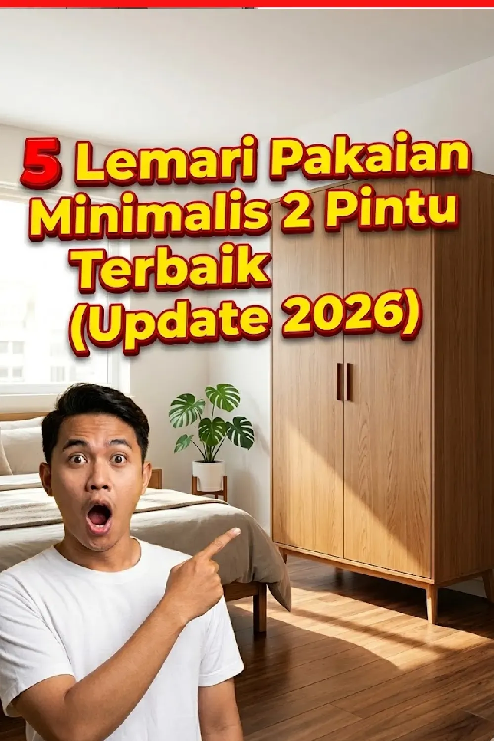 5 Lemari Pakaian Minimalis 2 Pintu Terbaik (Update 2026)