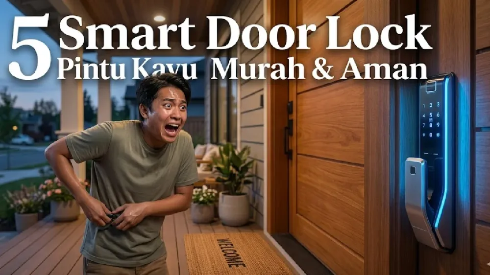 5 Smart Door Lock Pintu Kayu Murah & Aman: Bebas Bawa Kunci!