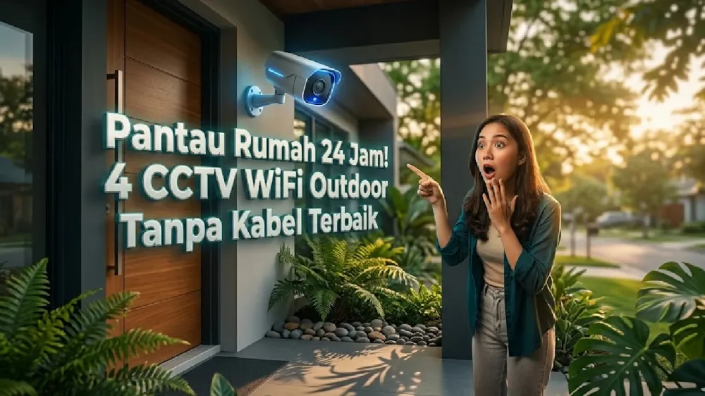 CCTV WiFi Outdoor Tanpa Kabel