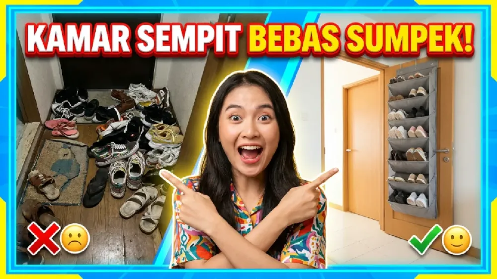 Rak Sepatu Gantung Estetik: Rahasia Kamar Bebas Sumpek!