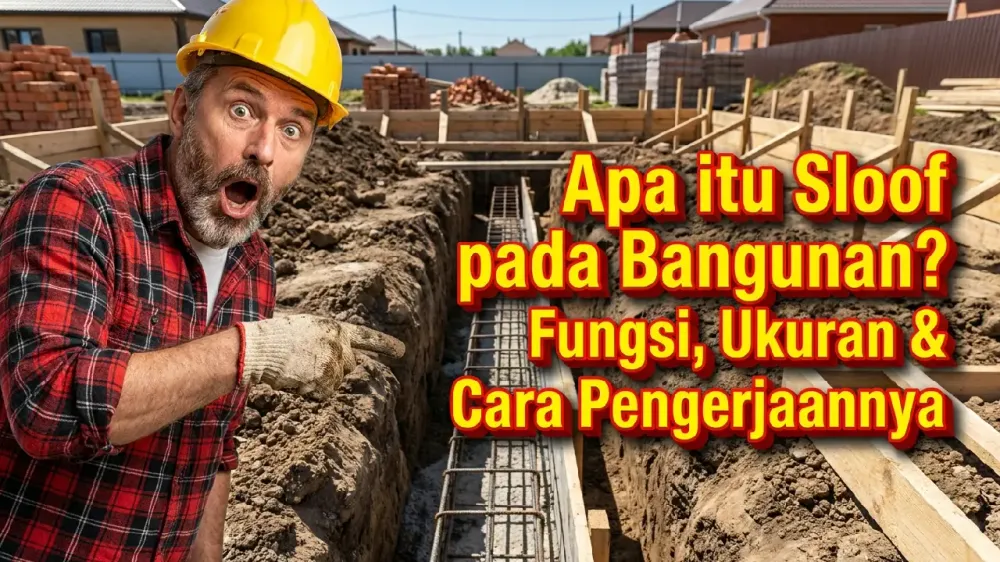 Apa itu Sloof pada Bangunan?Fungsi, Ukuran & Cara Pengerjaannya