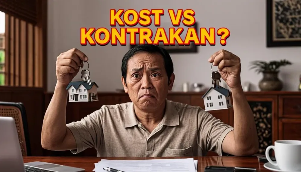 Pemilik rumah menghitung pilihan menyewakan rumah sebagai kost atau kontrakan