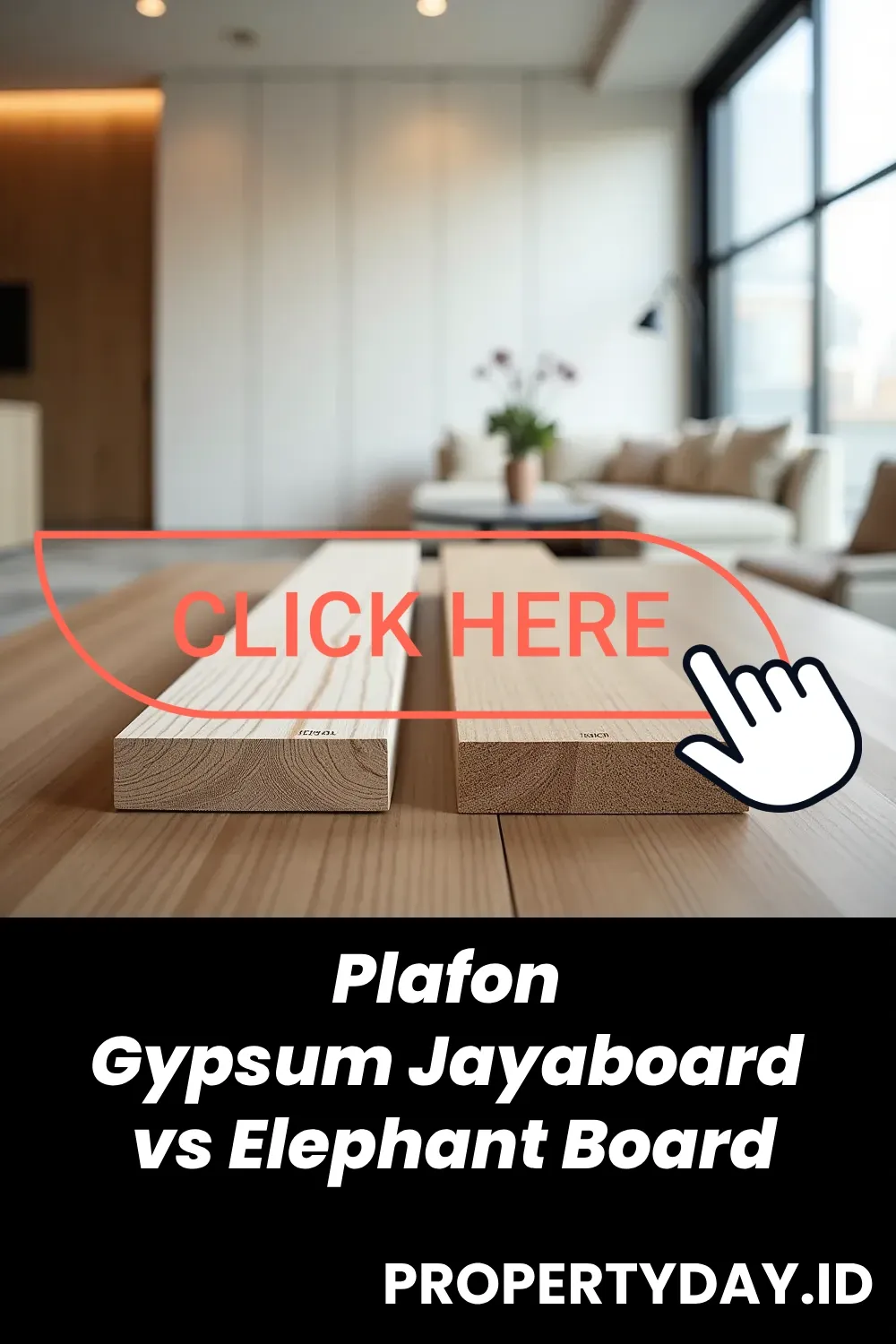 Plafon Gypsum Jayaboard vs Elephant Board