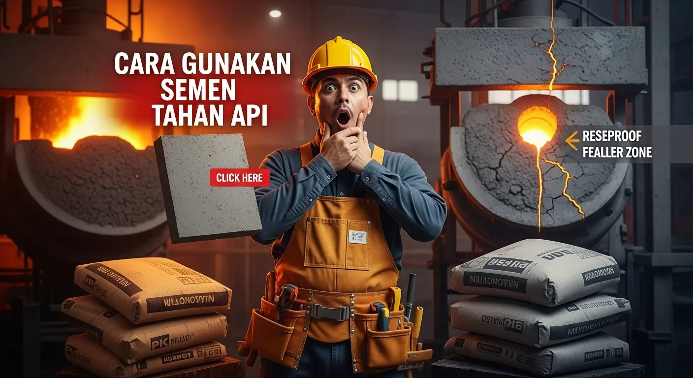 Cara Menggunakan Semen Tahan Api