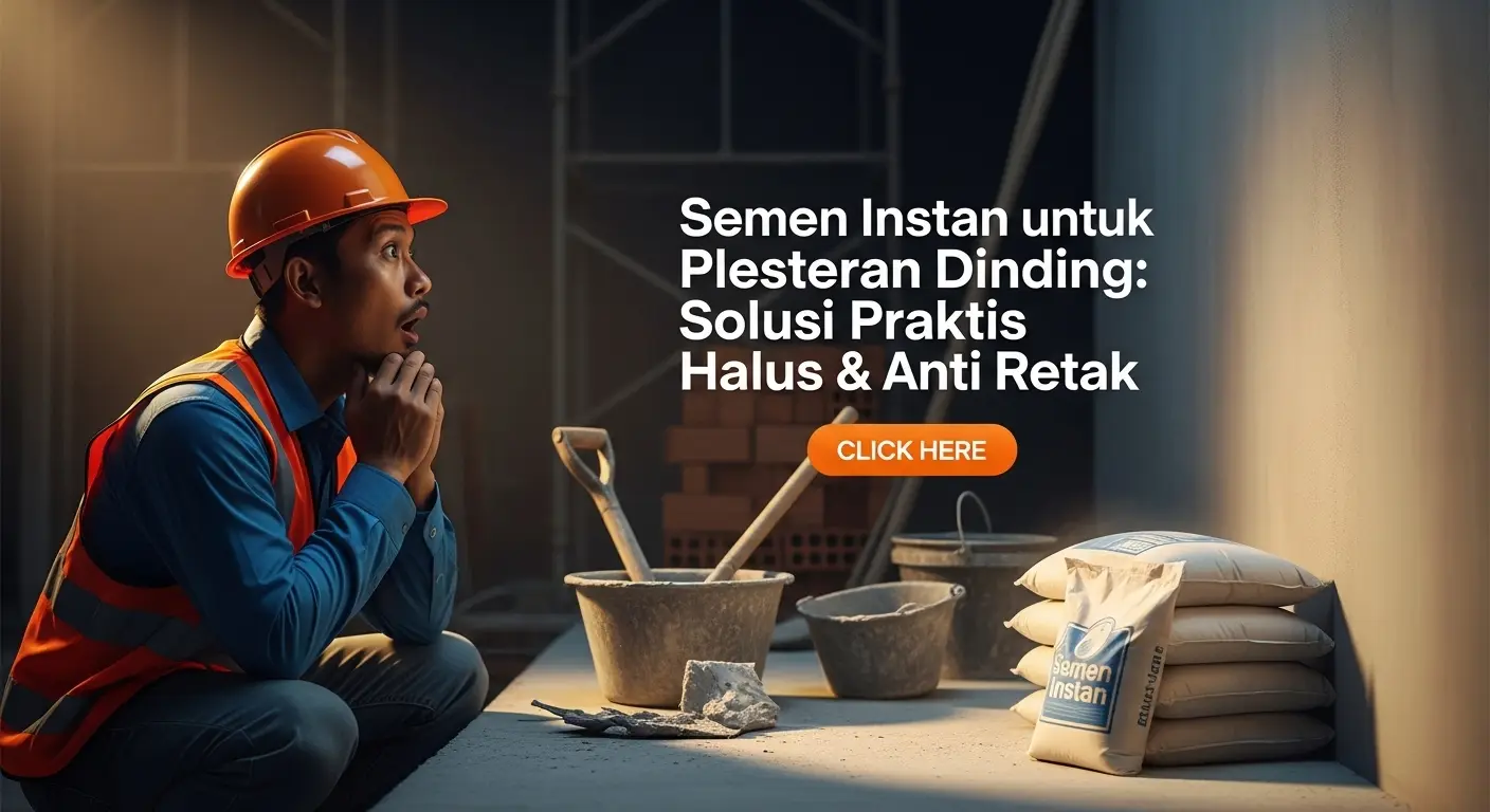 Semen Instan untuk Plesteran Dinding