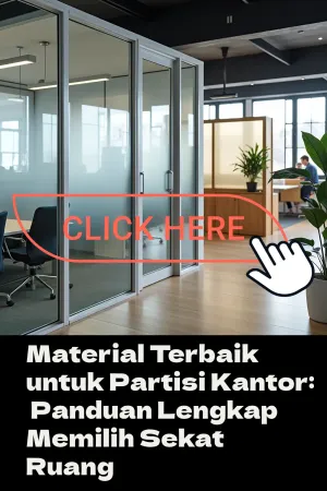 Material Terbaik untuk Partisi Kantor: Panduan Lengkap Memilih Sekat Ruang yang Keren dan Fungsional 🏢✨