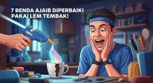 7 Benda di Rumah yang Bisa Diperbaiki Pakai Lem Tembak