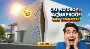 Cat No Drop vs Aquaproof: Duel Anti Bocor, Siapa Cepat Retak?