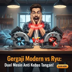 Gergaji Modern vs Ryu: Duel Mesin Anti Kebas Tangan!