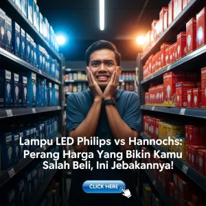 Lampu LED Philips vs Hannochs: Perang Harga & Jebakan Tersembunyi