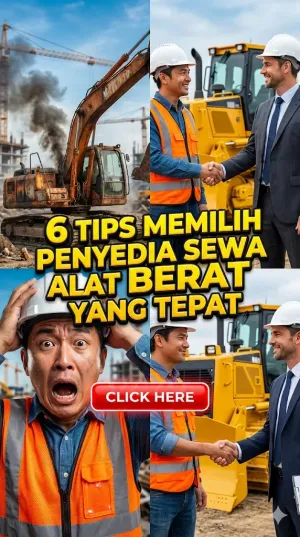 6 Tips Memilih Penyedia Sewa Alat Berat yang Tepat & Aman