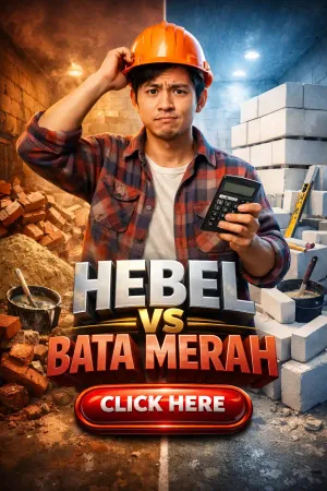 Perang Material: Hebel vs Bata Merah, Mana yang Lebih Hemat untuk Renovasi?