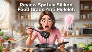 Review Spatula Silikon Tahan Panas Food Grade Anti Meleleh
