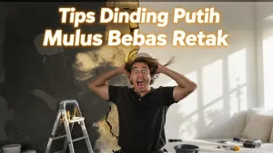 Tips Dinding Putih Bersih dan Bebas Retak Rambut Ala Pakar