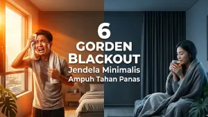6 Gorden Blackout Jendela Minimalis Ampuh Tahan Panas