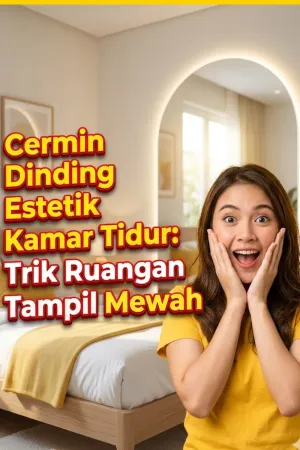 Cermin Dinding Estetik Kamar Tidur: Trik Ruangan Tampil Mewah