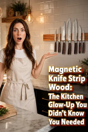 Magnetic Knife Strip Wood: The Kitchen Glow-Up You Didn't Know You Needed