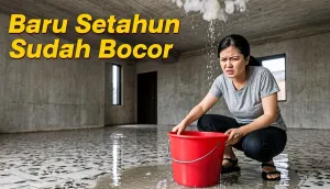 6 Penyebab Dak Beton Bocor Padahal Baru 1 Tahun