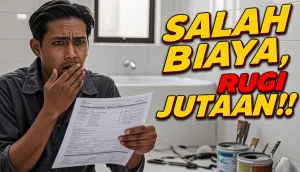 Pemilik rumah kaget melihat tagihan renovasi kamar mandi